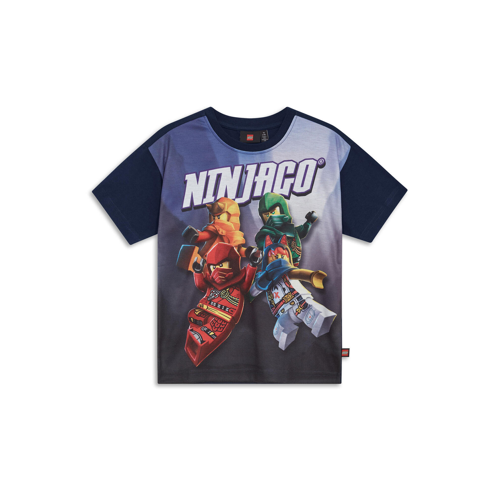 Koszulka dziecięca LEGO NINJAGO Taffy 208  granatowa.