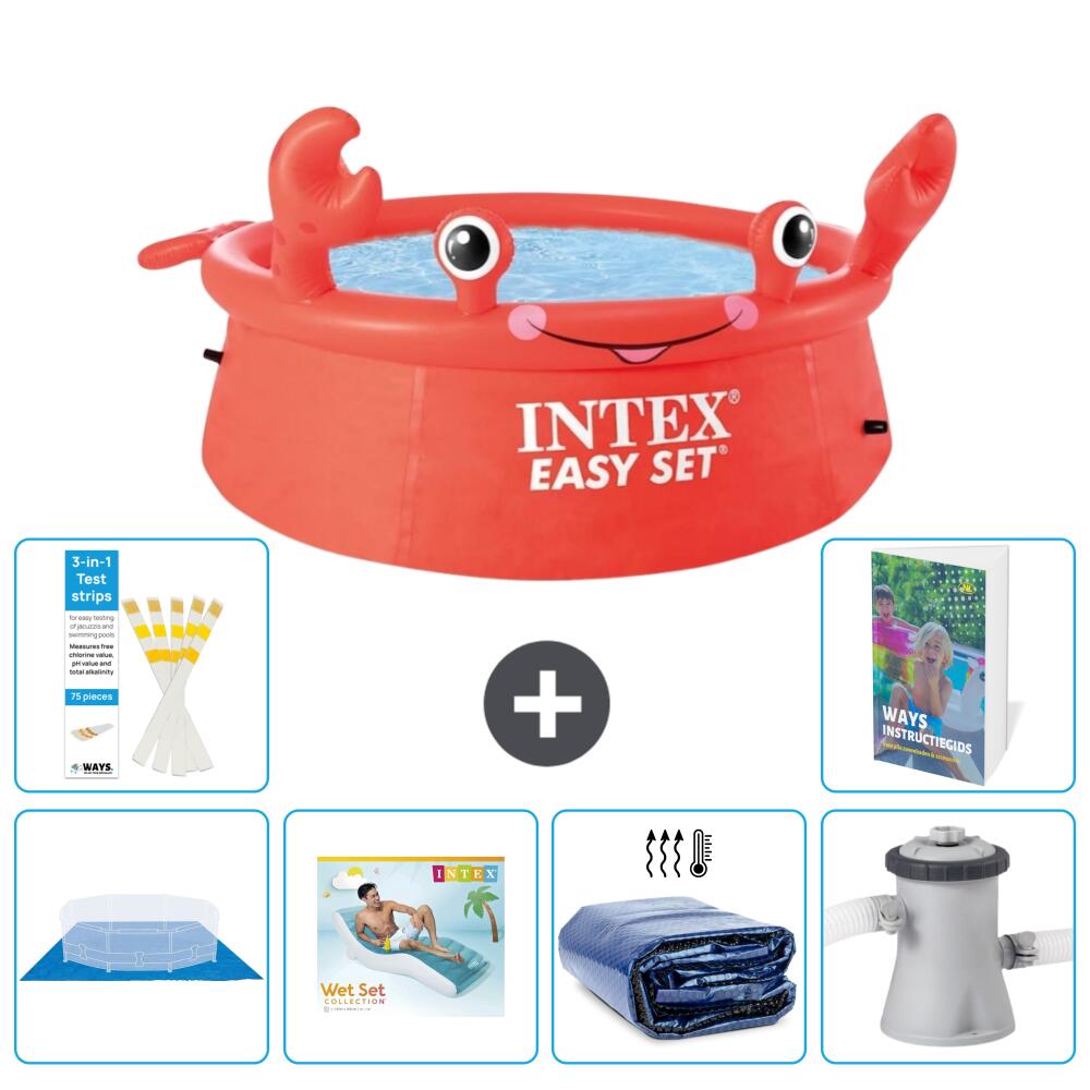INTEX Basen Easy Set Okrągły - Krab - 183x51 cm - 7-częściowy S171