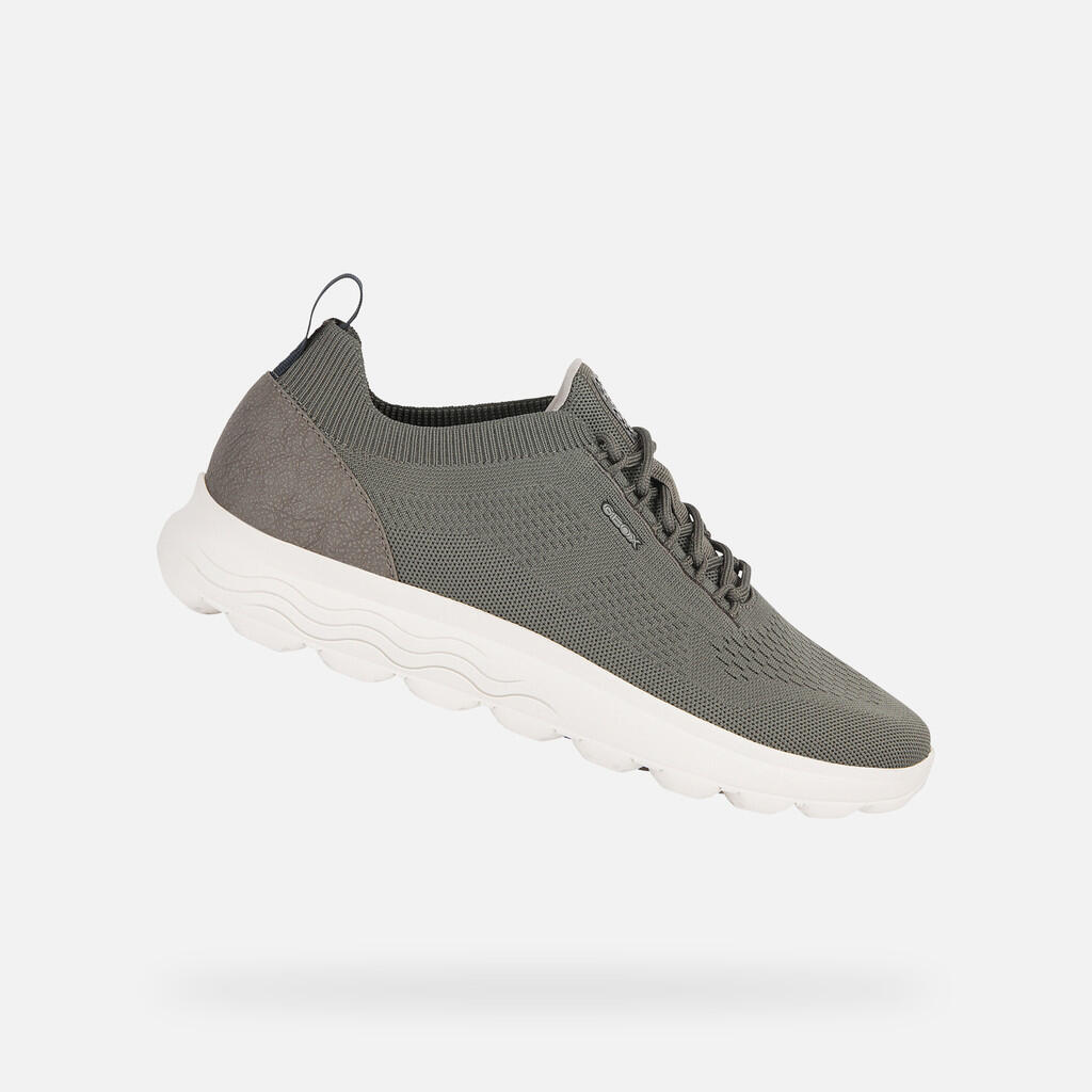 Tenisówki Geox Model U Spherica Kolor Zielony
