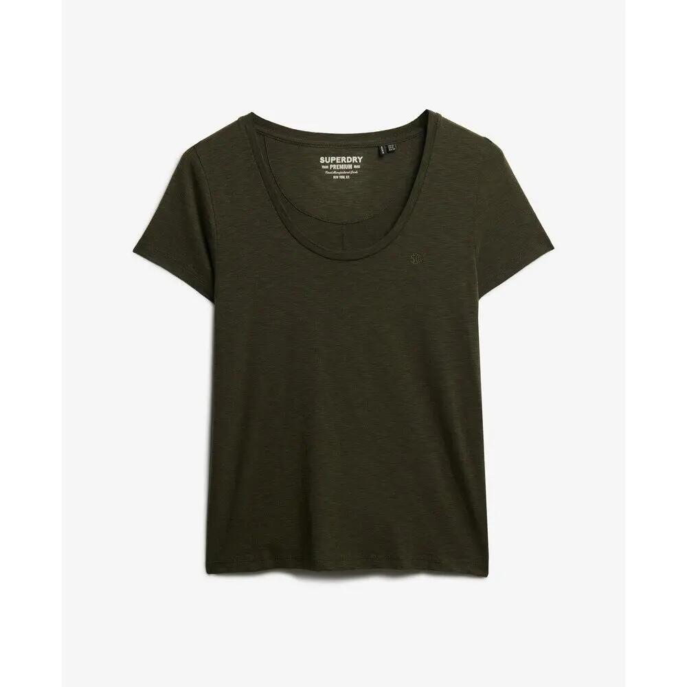 T-shirt z dekoltem dla kobiet Superdry Studios