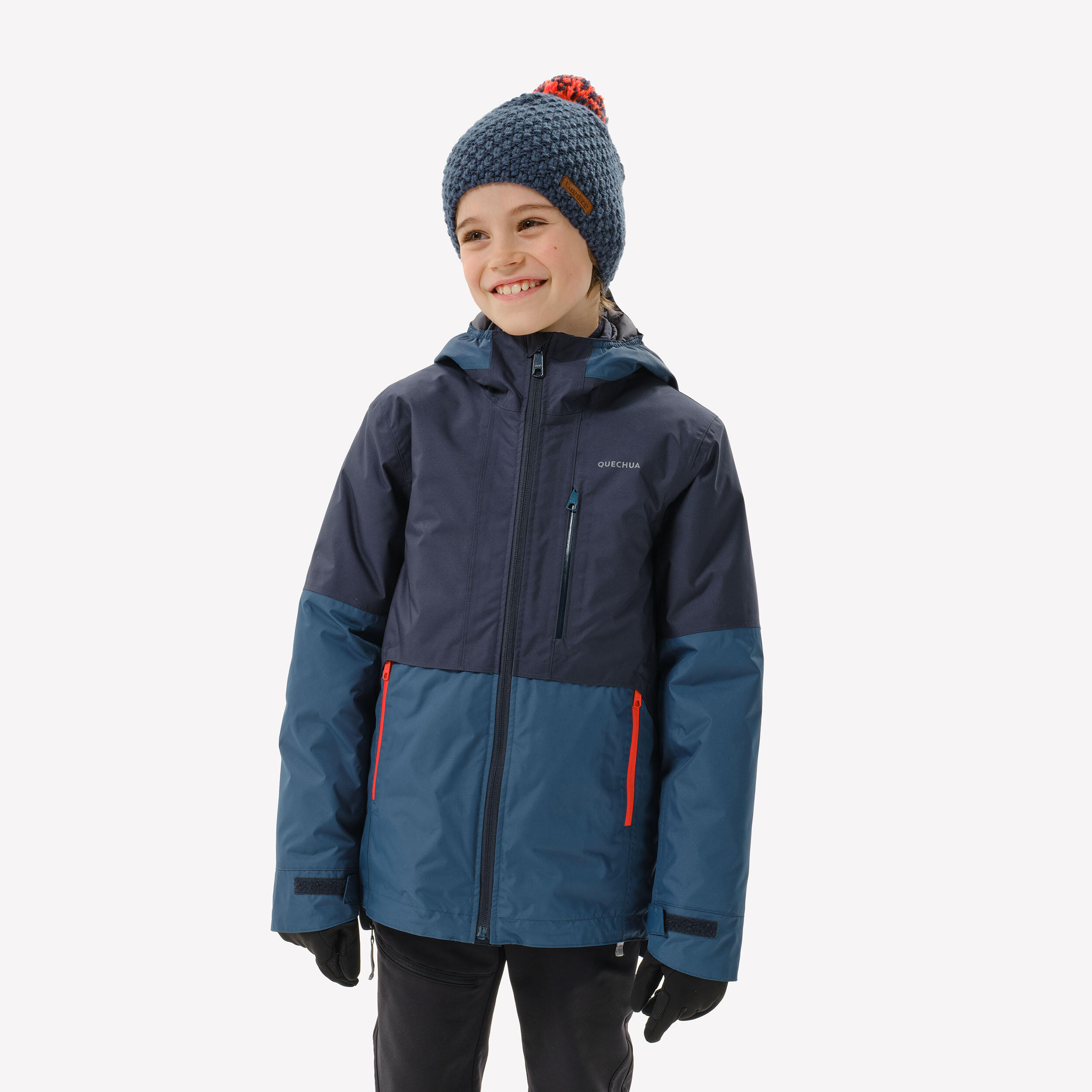 Kurtka turystyczna dla dzieci Quechua MH500 3w1