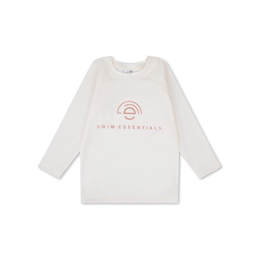 Swim Essentials Swimming T-shirt - Long Sleeve - White - Pure Tones