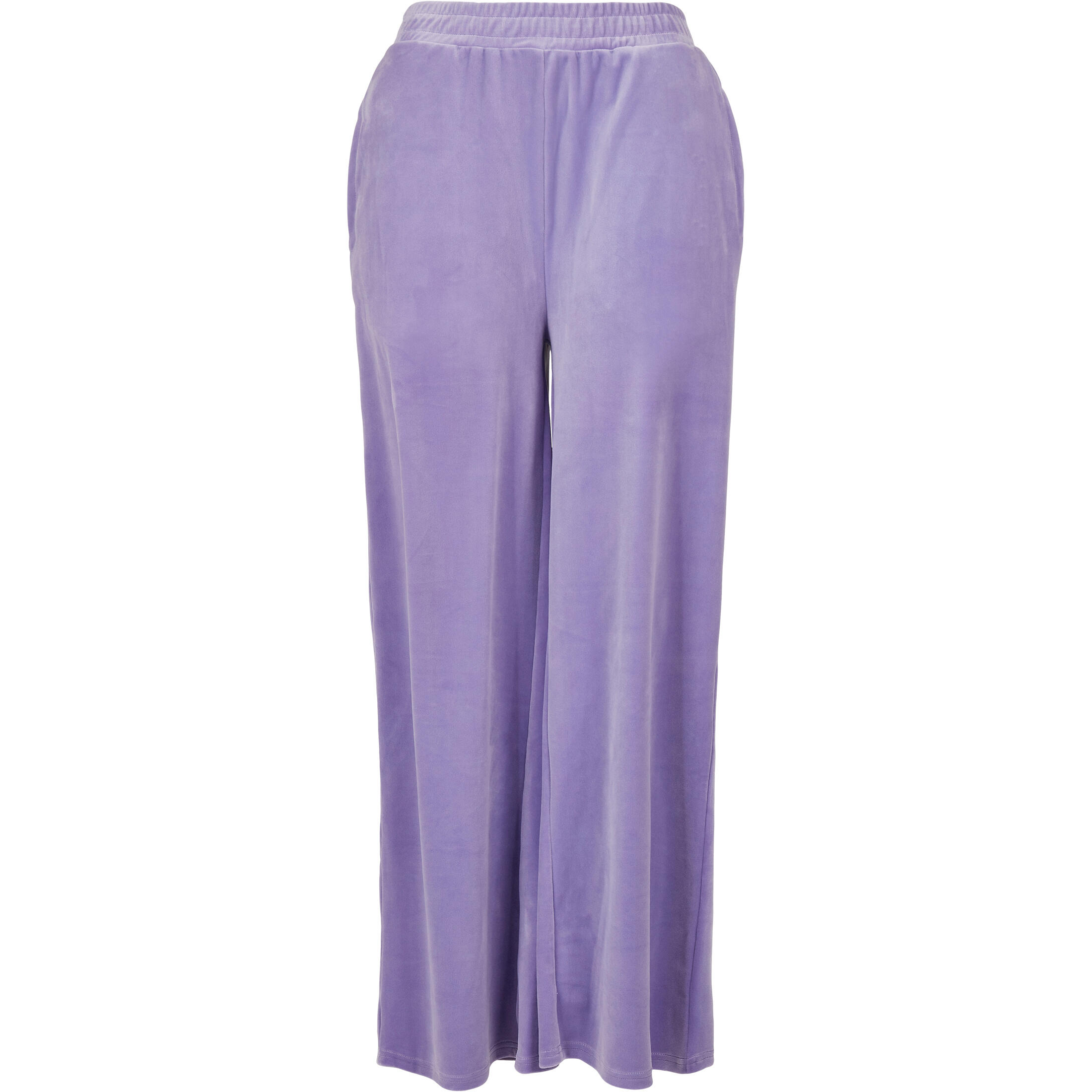 Spodnie damskie Urban Classics wysoka talia straight velvet