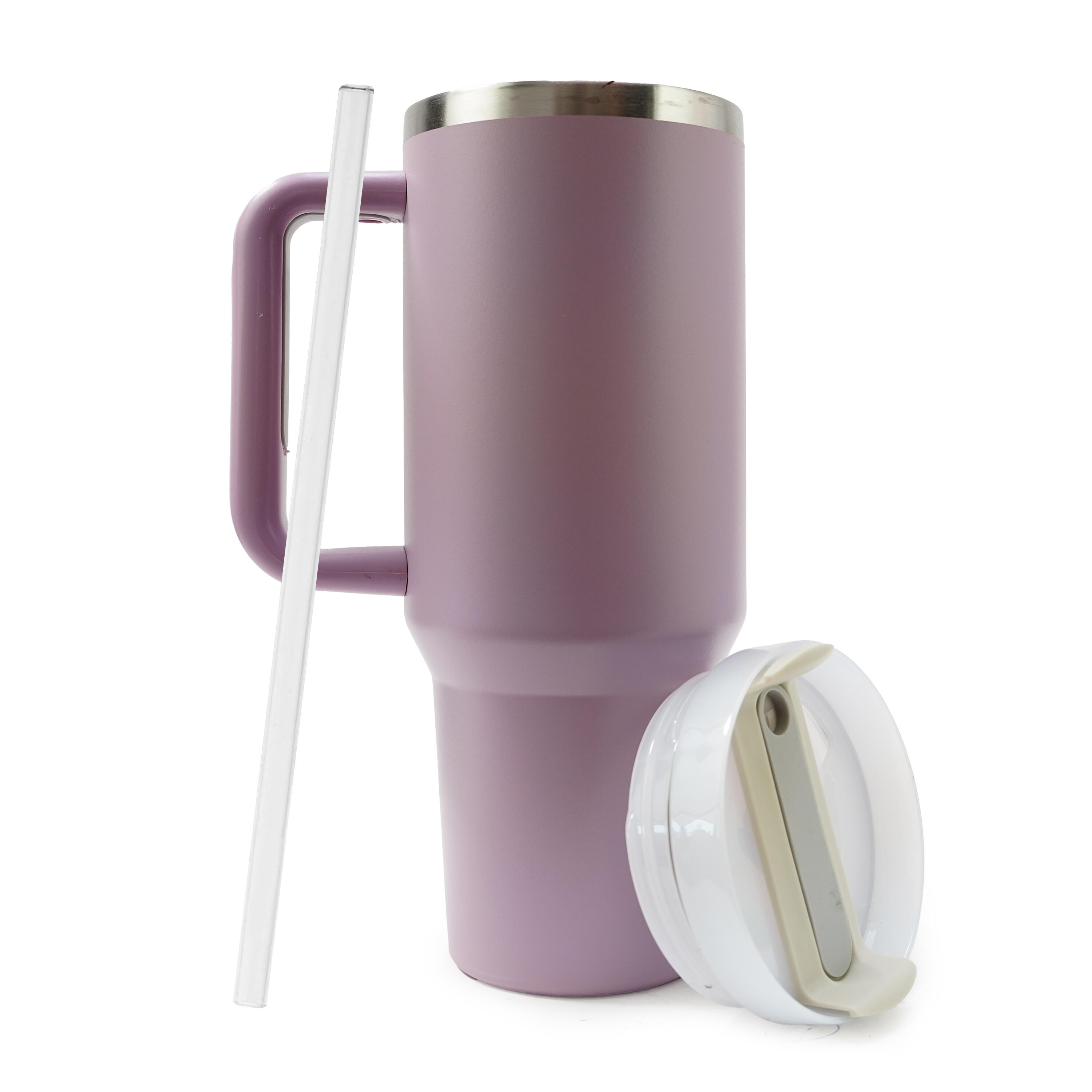 Eurocatch Tumbler 1.2L - Kubek termiczny z uchwytem - Do zmywarki - Różowy