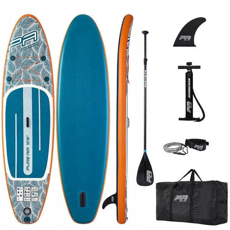 Deska SUP rekreacyjna unisex AQUA MARINA PURE AIR 10'6 Tropic Blue