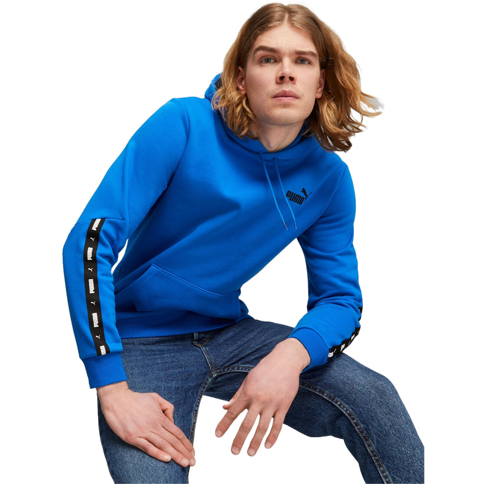 Bluza sportowa męska Puma ESS+ Tape Hoodie FL