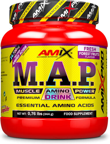 Proszek na mięśnie MAP – AmiXpro® series o smaku owoców leśnych 344 g