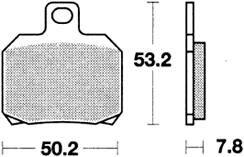 TRW MCB 700 SRM klocki hamulcowe metal spiekany