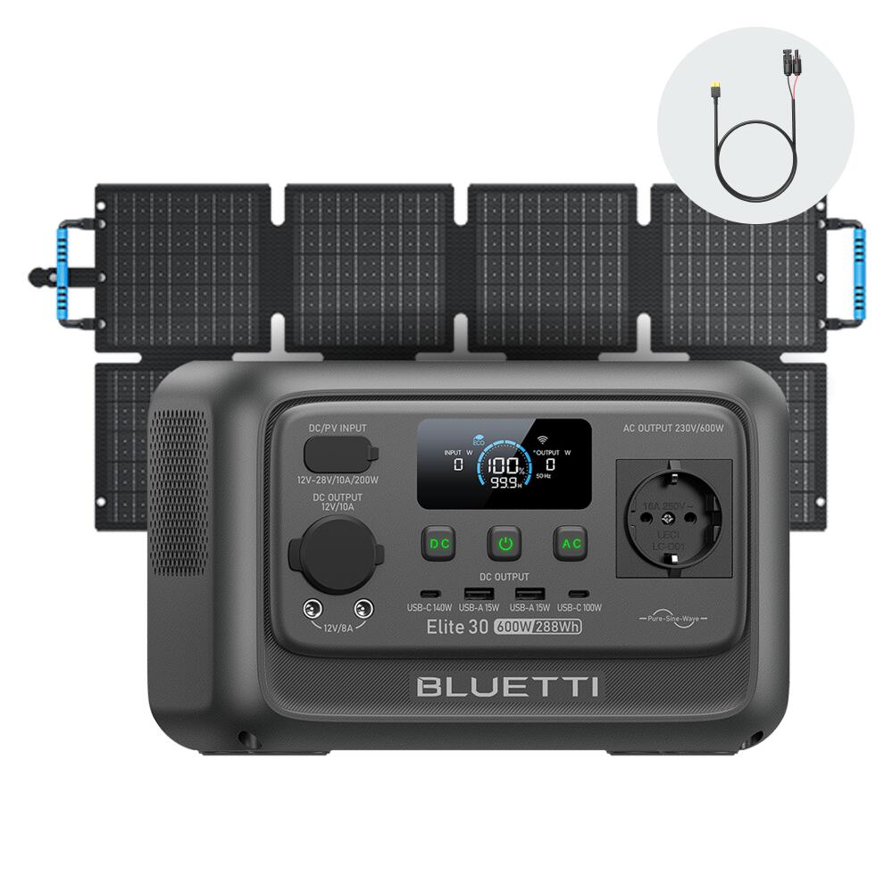 Generator słoneczny Elite 30 V2 + 60W panel słoneczny, 288Wh stacja na kemping