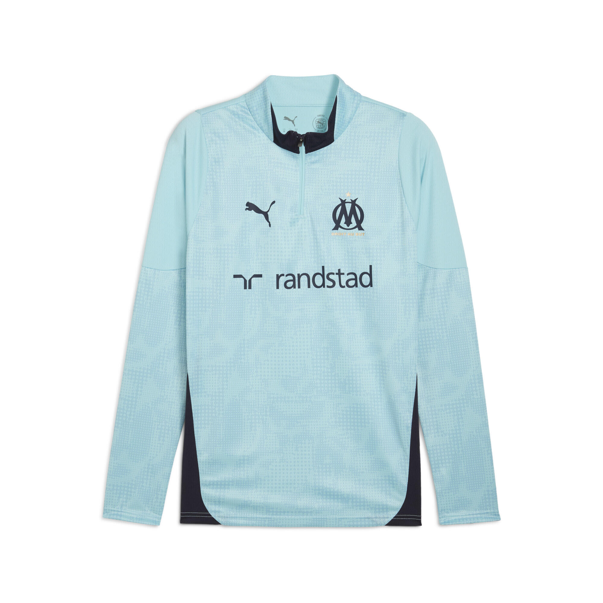 Męska bluza treningowa Olympique Marsylia z zamkiem 1/4 PUMA