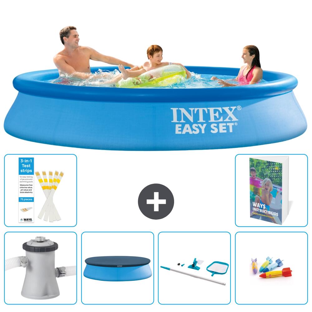 INTEX Basen Easy Set Okrągły - 305x61 cm - 7-częściowy S299