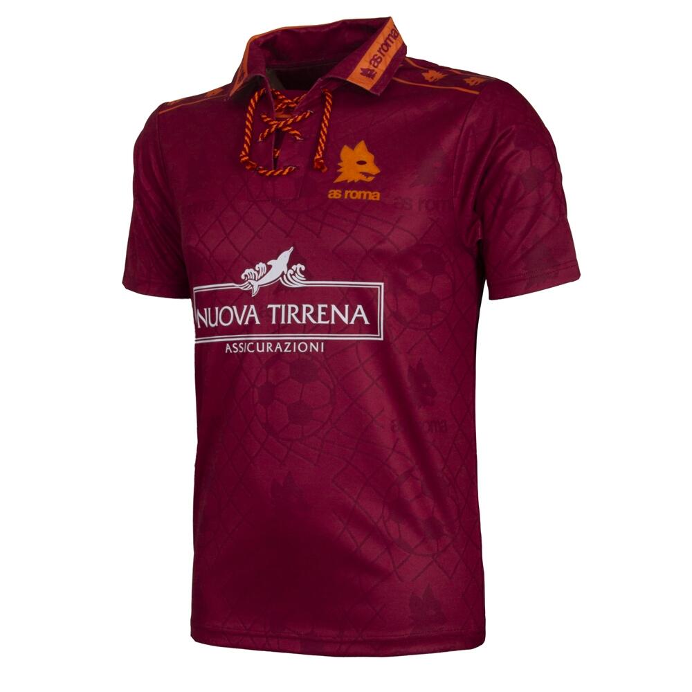 Koszulka Piłkarska Retro - Dorosły - AS Roma 1994 - 95 - Bordowy