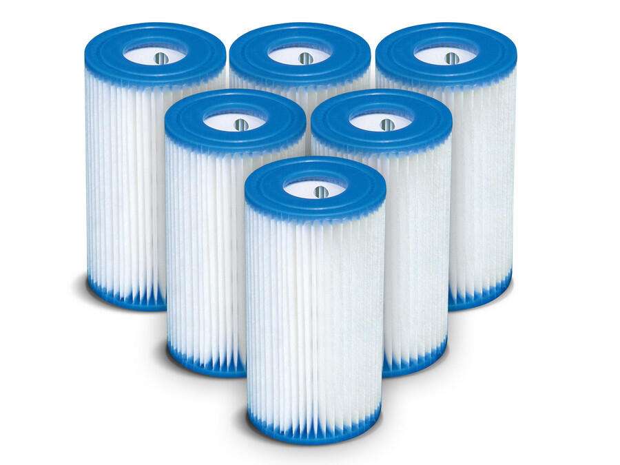 6 x Filtr do pompy komplet Typ A Intex 29000