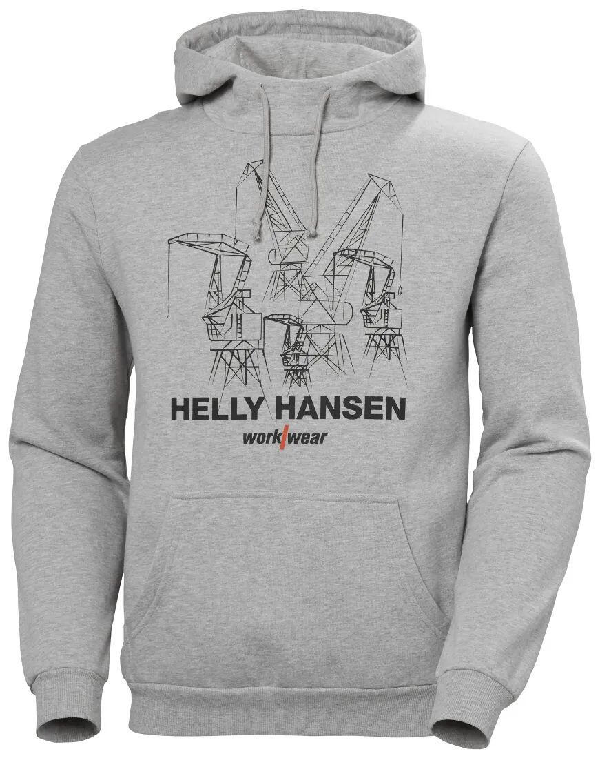 Helly Hansen Manchester Graphic Hoodie męska jasnoszara