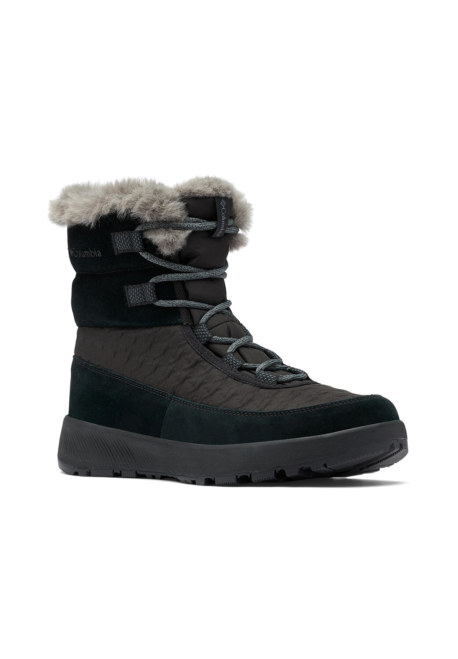 COLUMBIA Buty zimowe damskie Slopeside Peak Luxe black graphite-38
