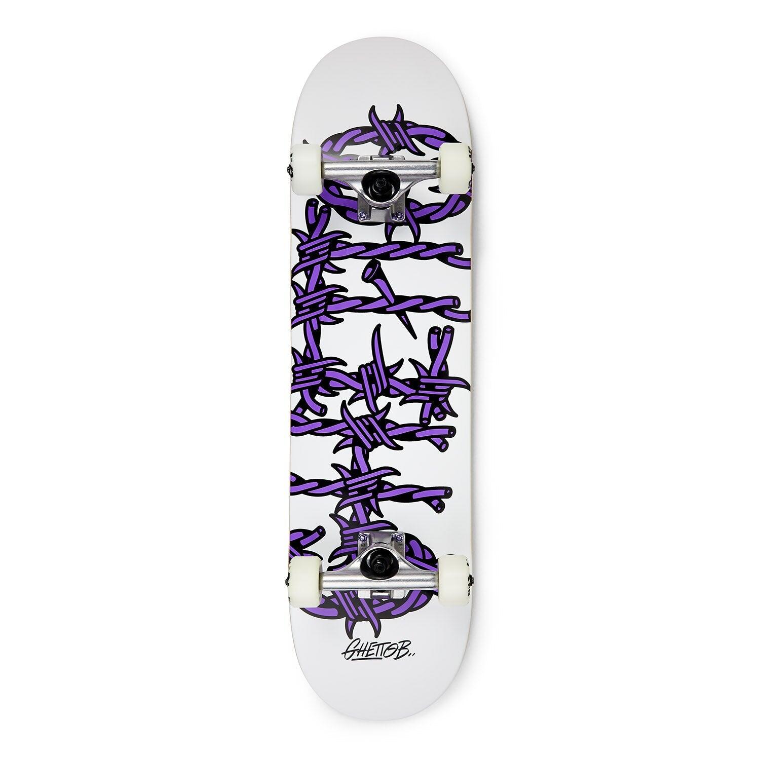 Kompletny deskorolka do rozpoczęcia Barbed Wire Purple 8.25