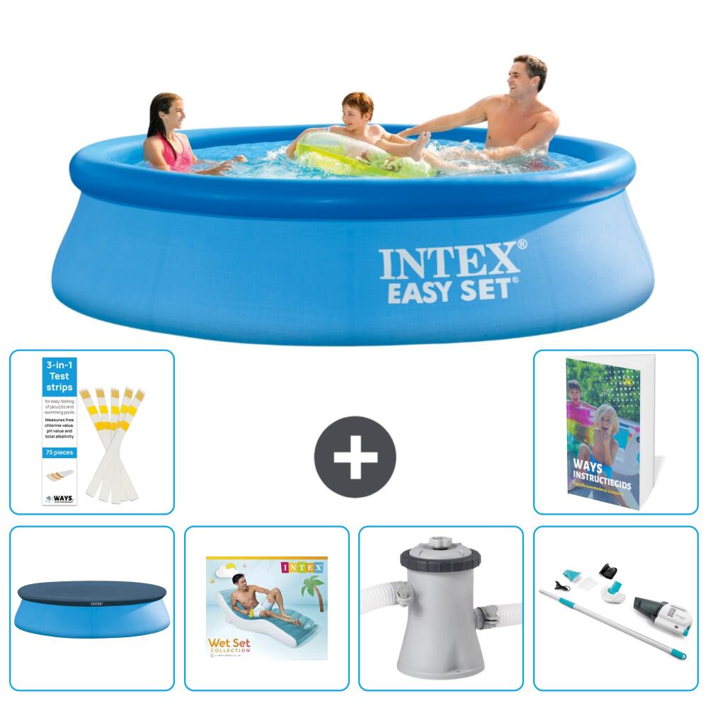 INTEX Basen Easy Set Okrągły - 305x76 cm - 7-częściowy S62