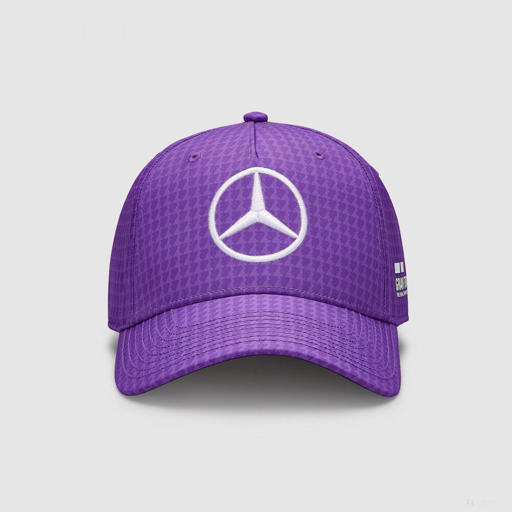 Czapka dziecięca Mercedes Jr Map F1 Lh Col Driver Bb Cap Purple