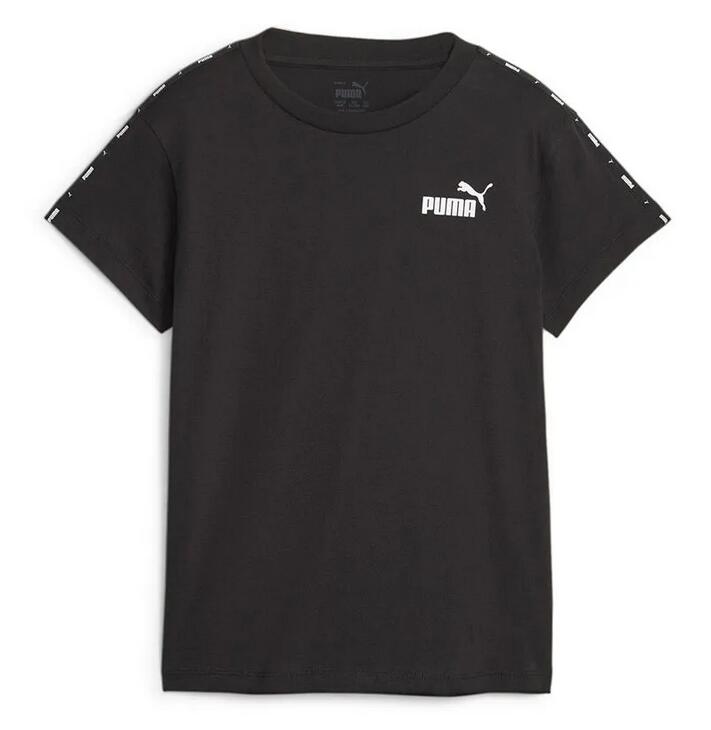 Dziecięca koszulka sportowa t-shirt bawełniana PUMA ESS+ Tape 676541-01