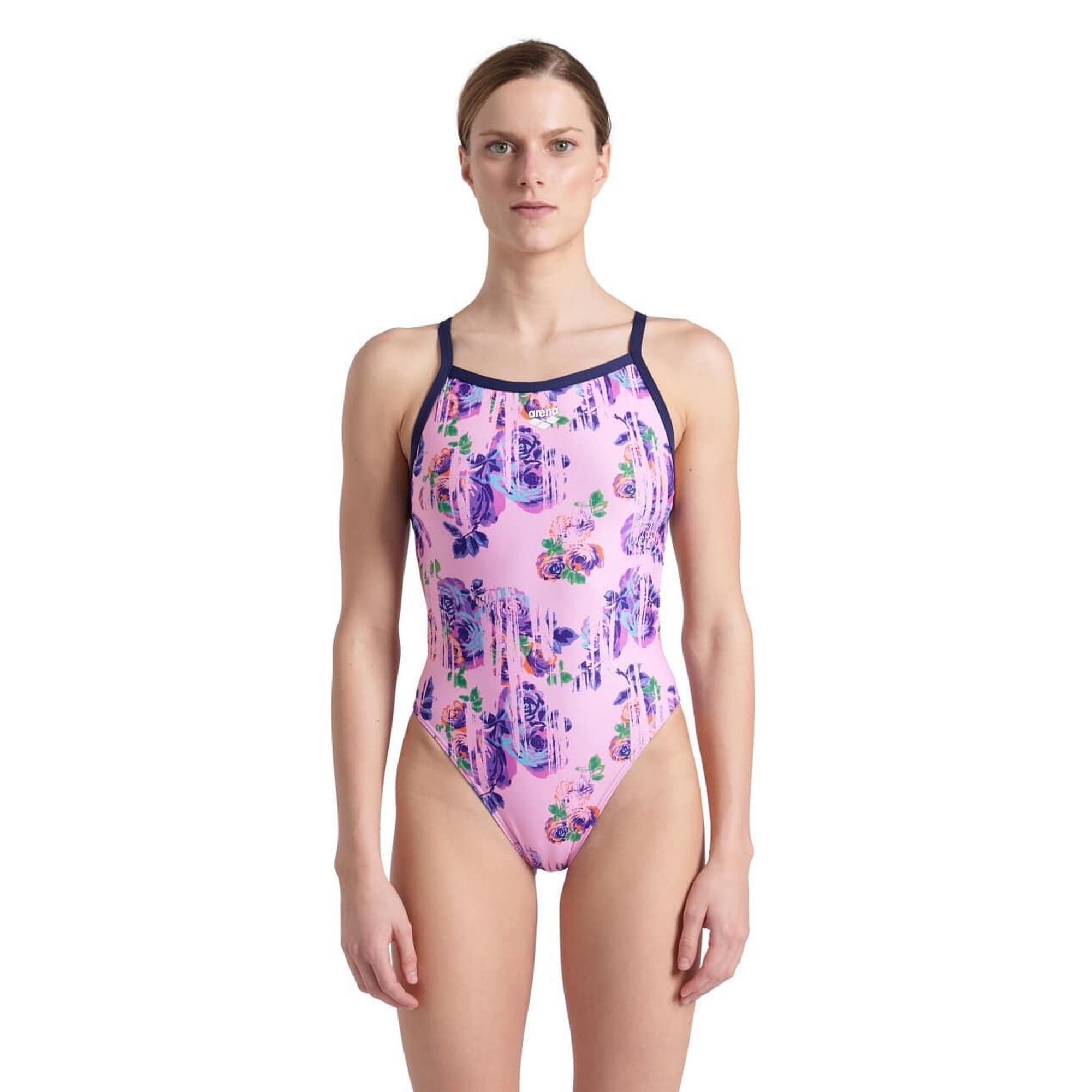 Фото - Плавки / купальник Arena Strój kąpielowy Rose Texture Swimsuit XCRO 