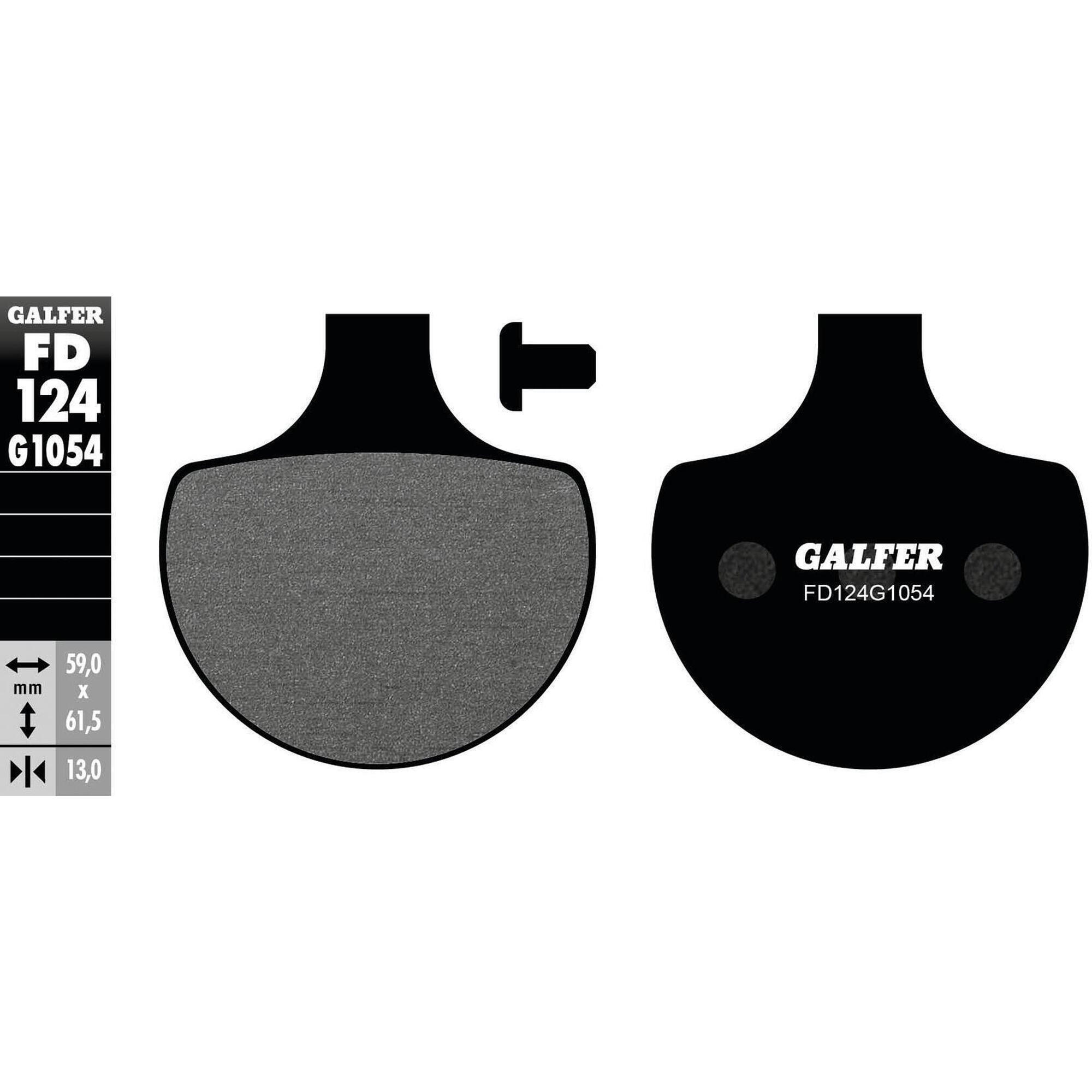 GALFER klocki hamulcowe FD124 (G1054) półmetaliczne