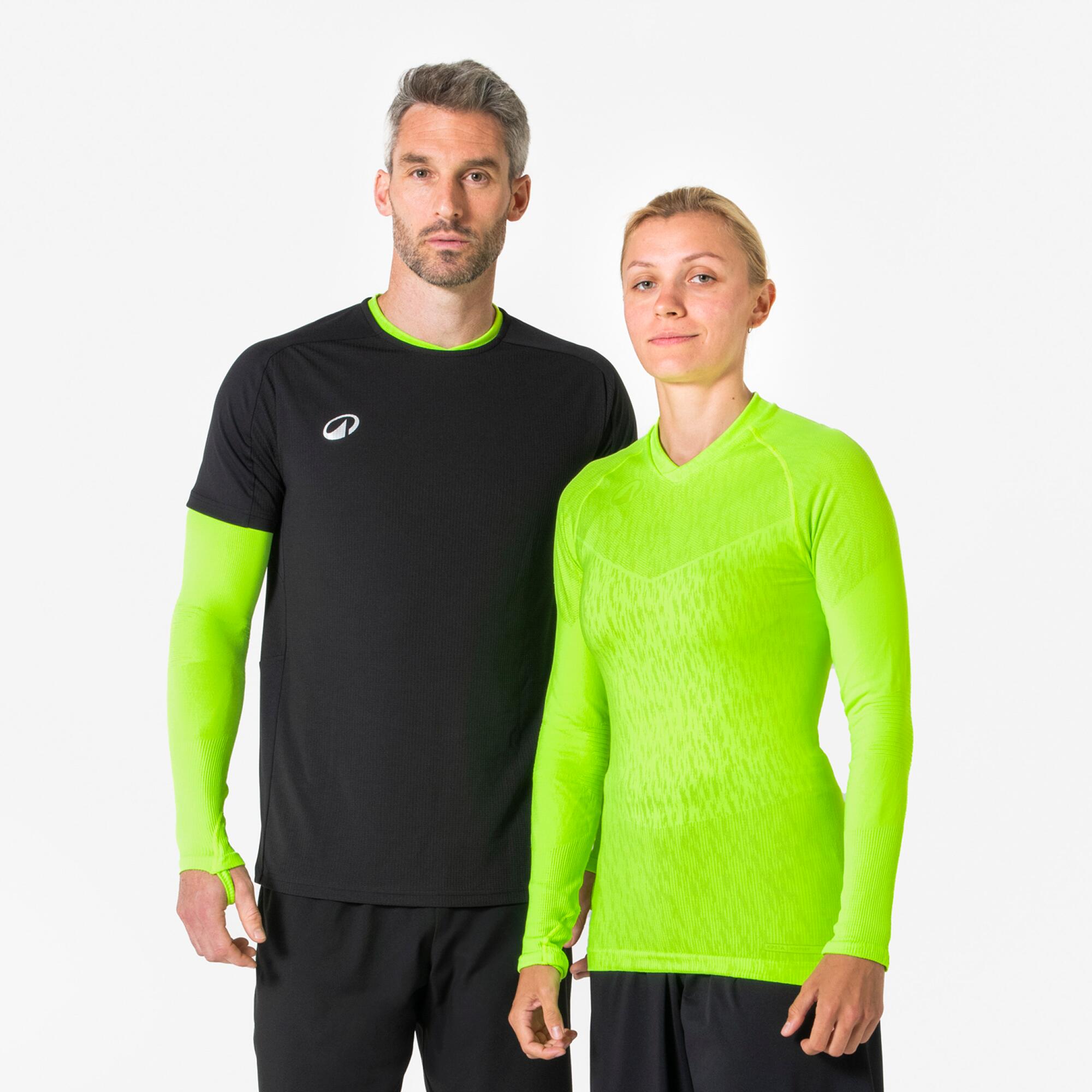 Koszulka termoaktywna z długim rękawem unisex Kipsta Keepdry bez szwów