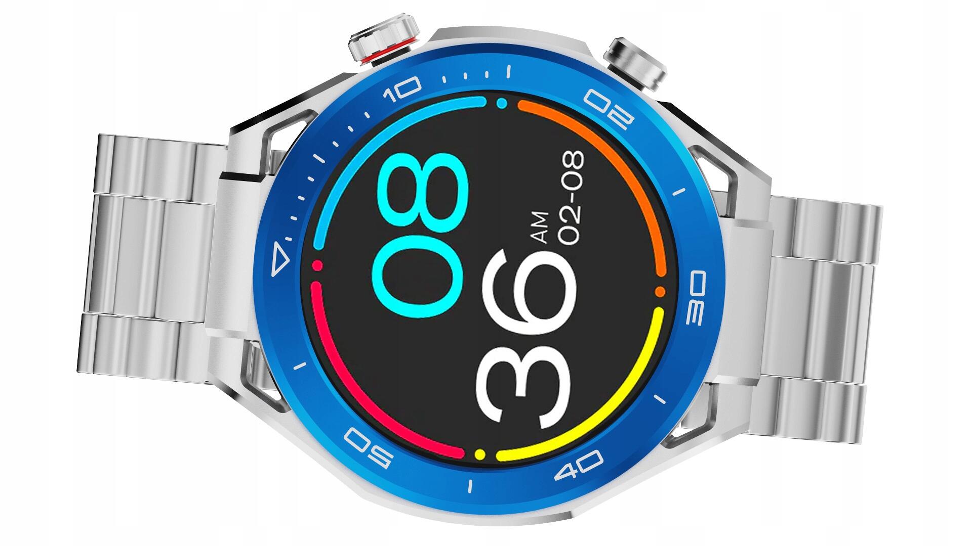 Smartwatch zegarek sportowy IMIKI Xplorer Oyster Silver