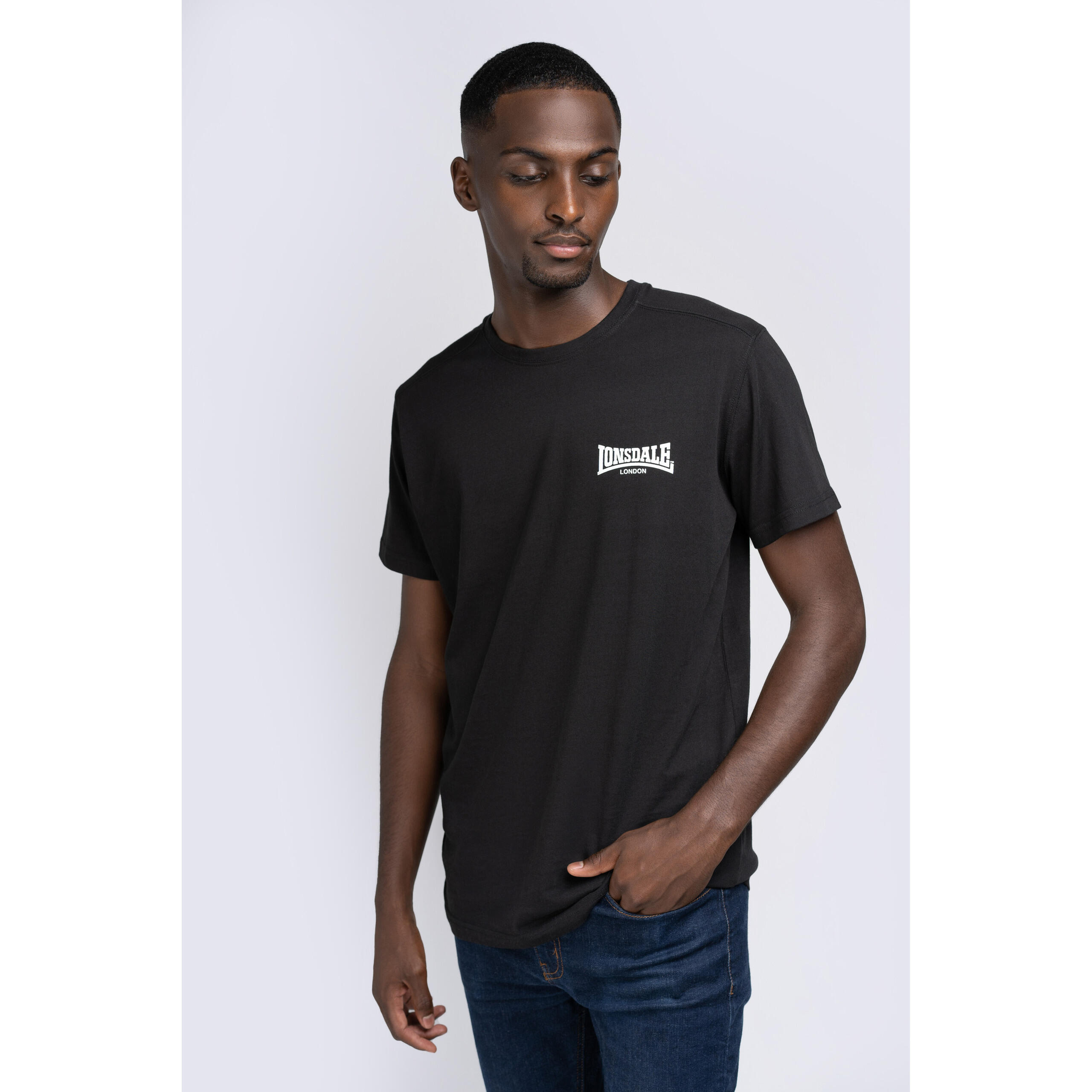 T-shirt o wąskim kroju Lonsdale Elmdon