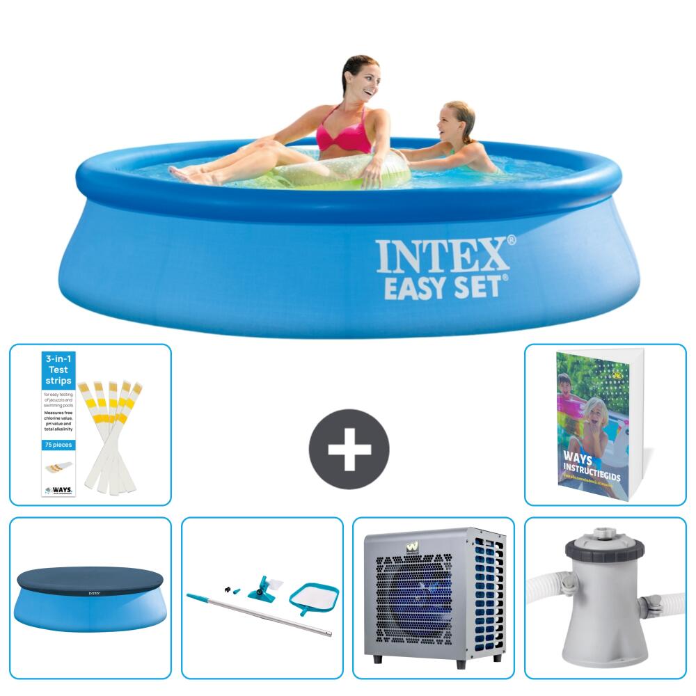 INTEX Basen Easy Set Okrągły - 244x61 cm - 7-częściowy S109