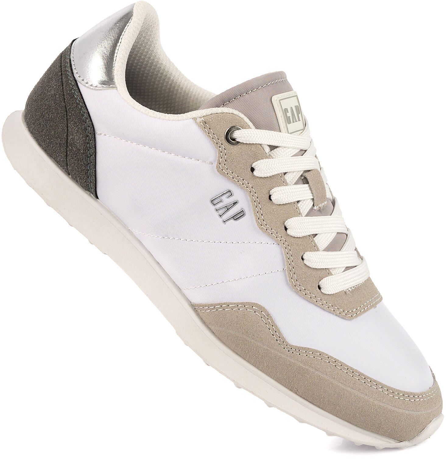 Damskie buty sneakersy sportowe eleganckie białe GAP OPTIMA NYX