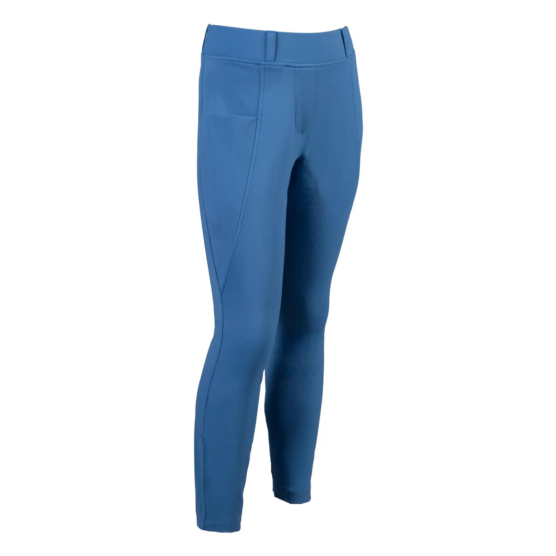 Dziewczęce legginsy jeździeckie z pełną przyczepnością HKM Kids Mia