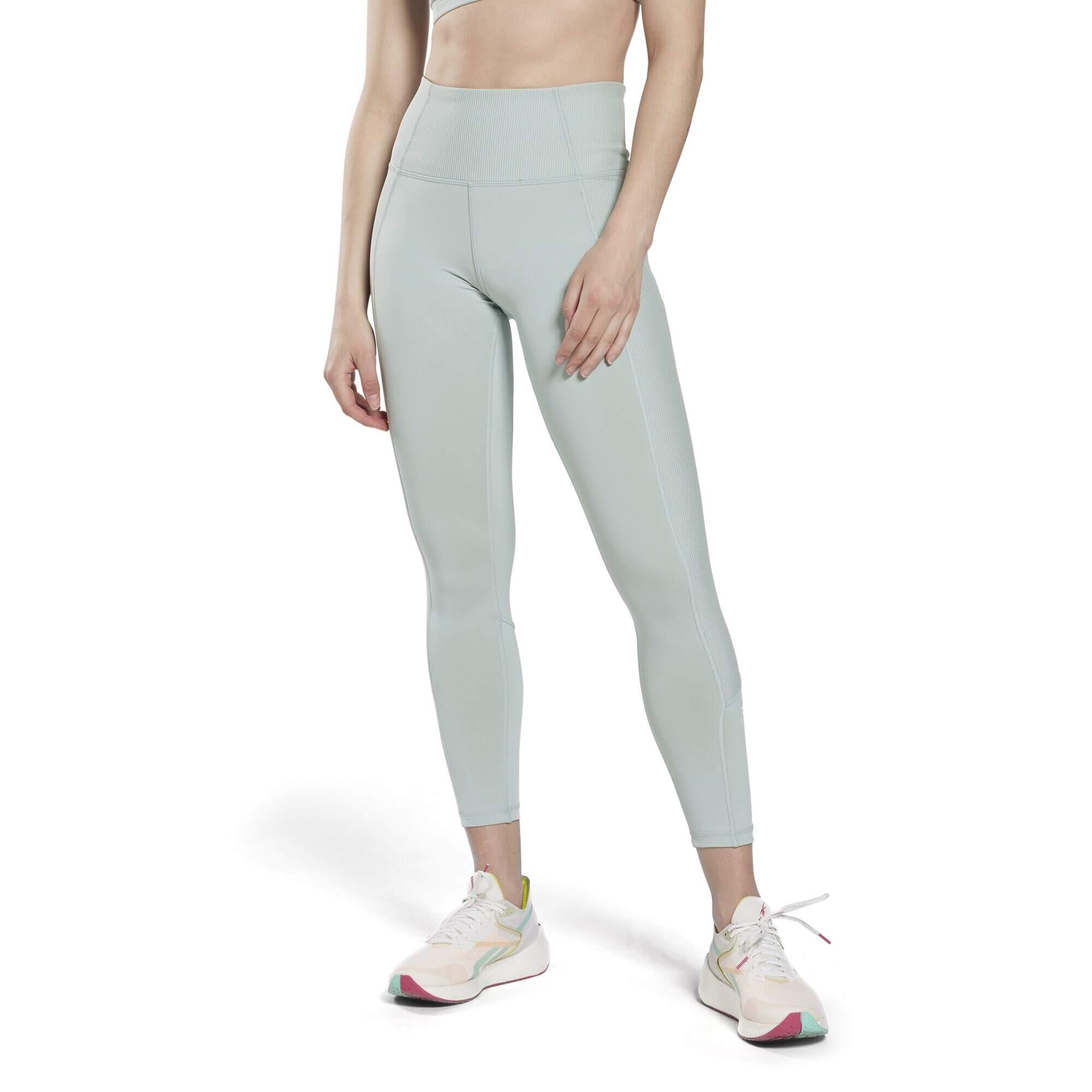 Damskie legginsy z wysokim stanem w prążki Reebok