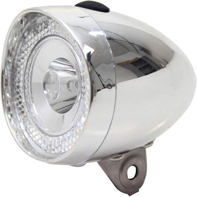 Reflektor Un-4955 Retro Mini Bateria Chromowana Oem