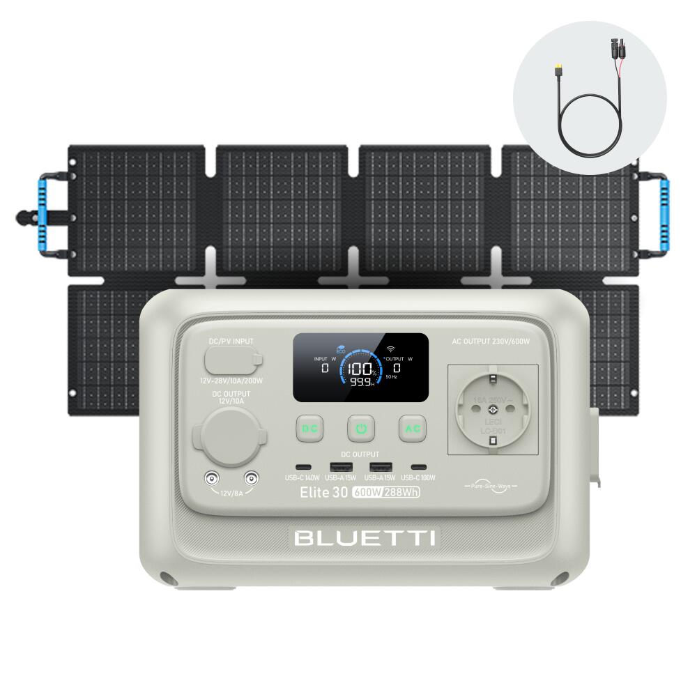 Generator słoneczny Elite 30 V2 + 60W panel słoneczny, 288Wh stacja na kemping