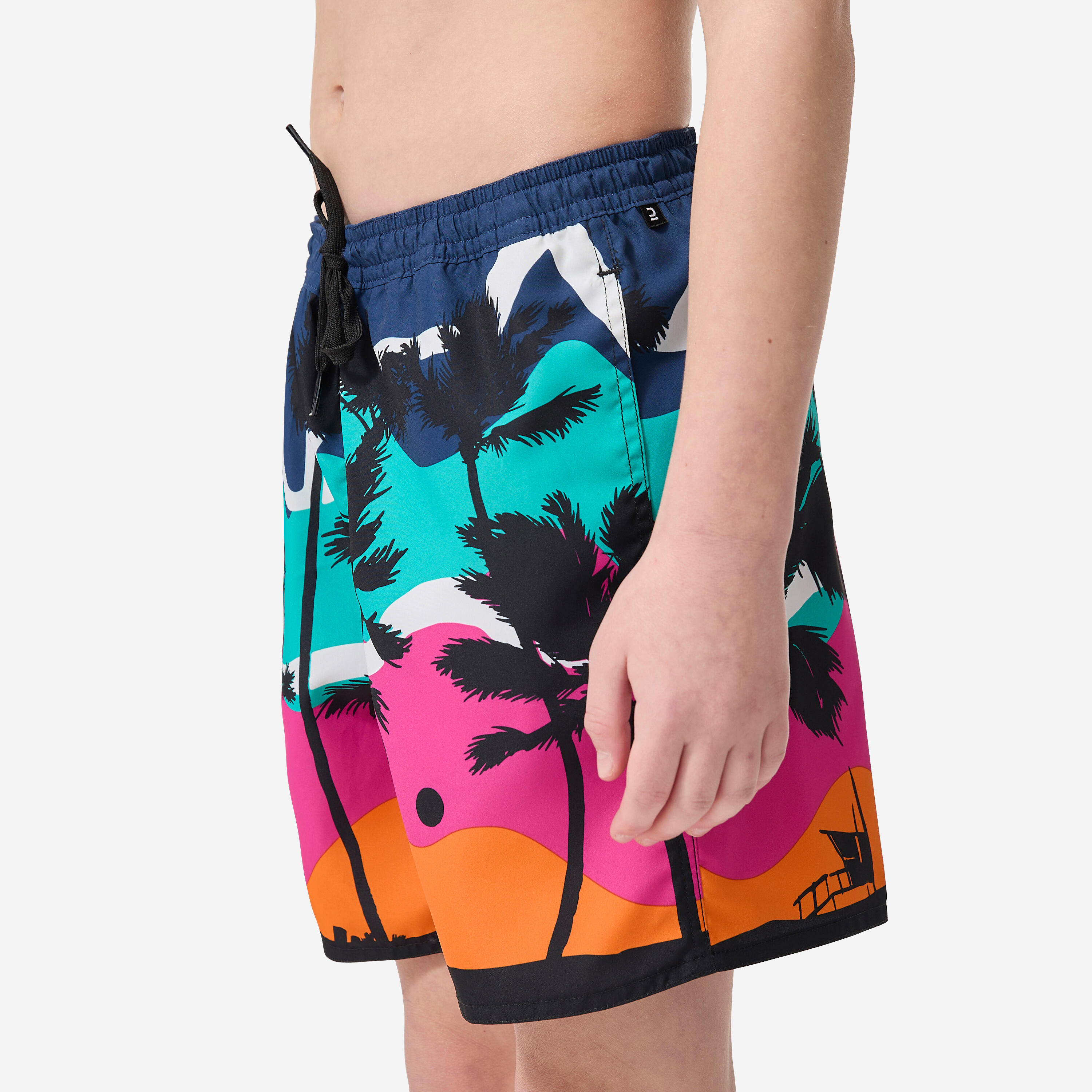 Spodenki surfingowe dla dzieci Decathlon BS 100 Venice Sunset
