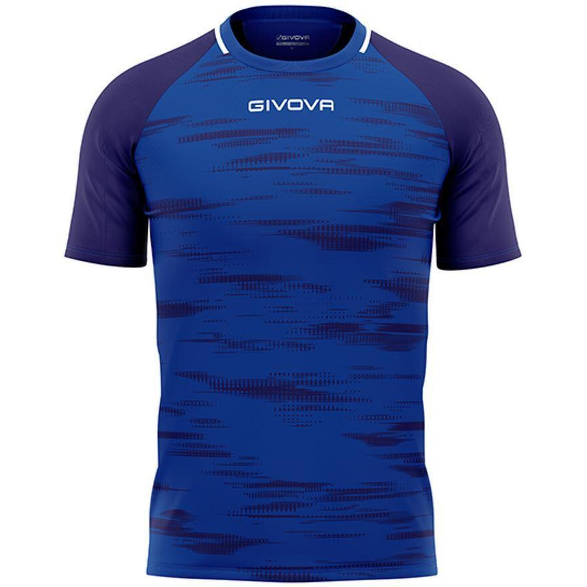 Givova Pixel Sport T-shirt Royal-Blue 2XS Unisex