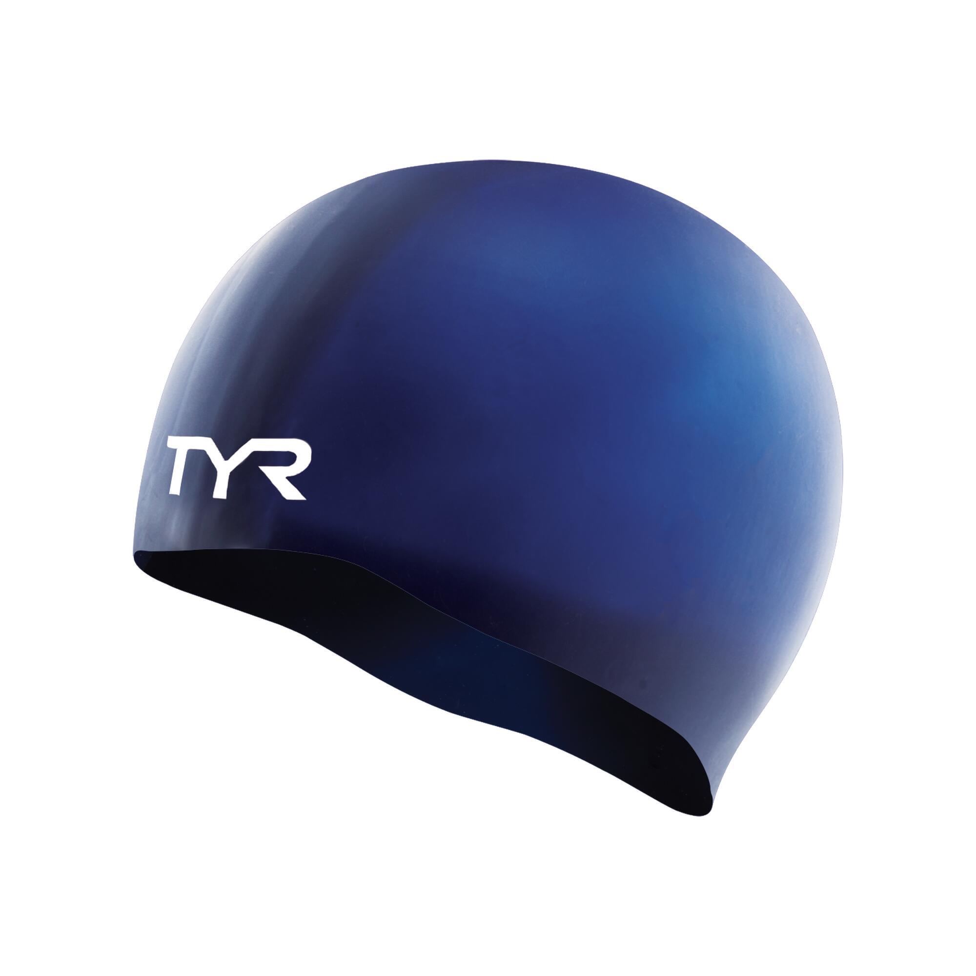 Gładki silikonowy czepek pływacki TYR dla dorosłych Wrinkle-Free
