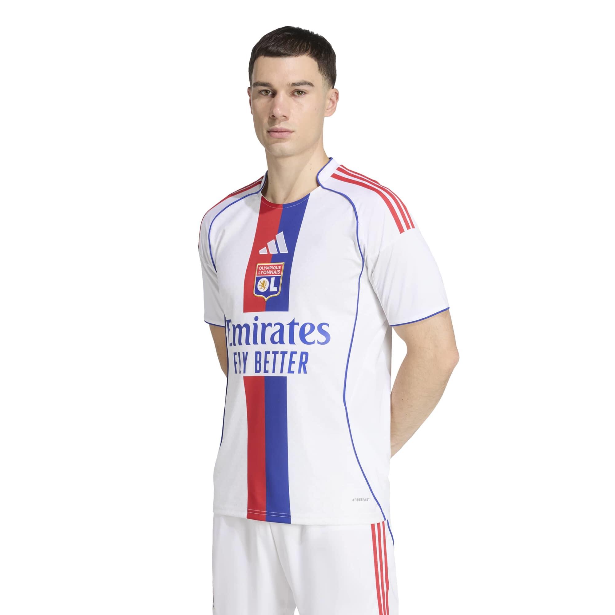 Oficjalna koszulka piłkarska ADIDAS Olympique Lyonnais 25/26 domowa