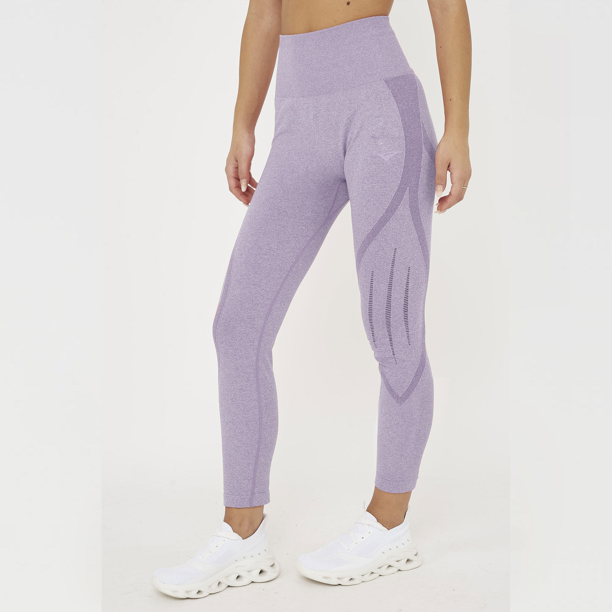 Legginsy fitness damskie Leslie fioletowe