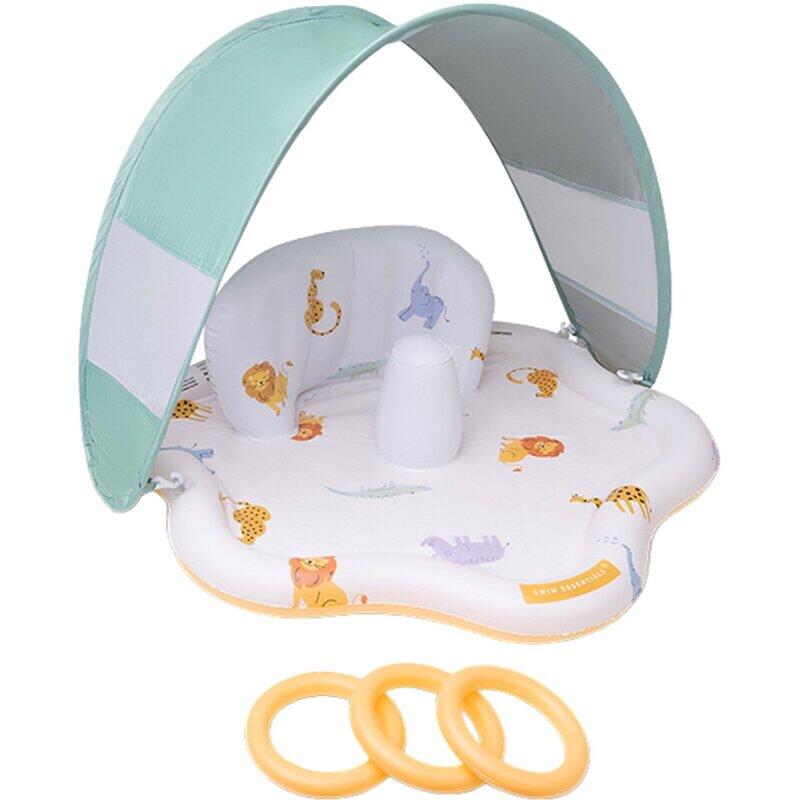 Swim Essentials Baby Splash Mat - Multicolored - Wild Life - Ø 76 Cm