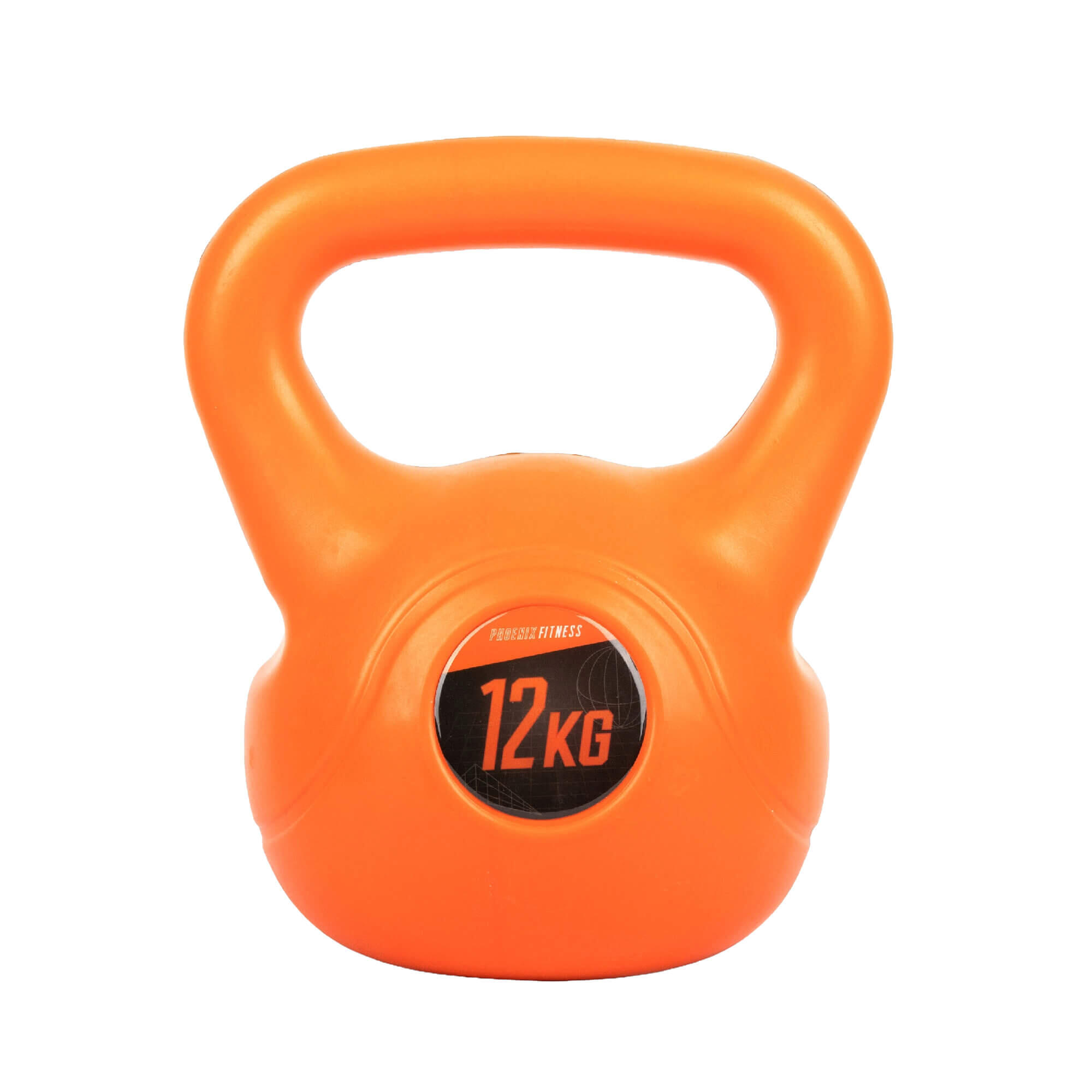 Kettlebell winylowy Phoenix Fitness 12 kg szeroki uchwyt