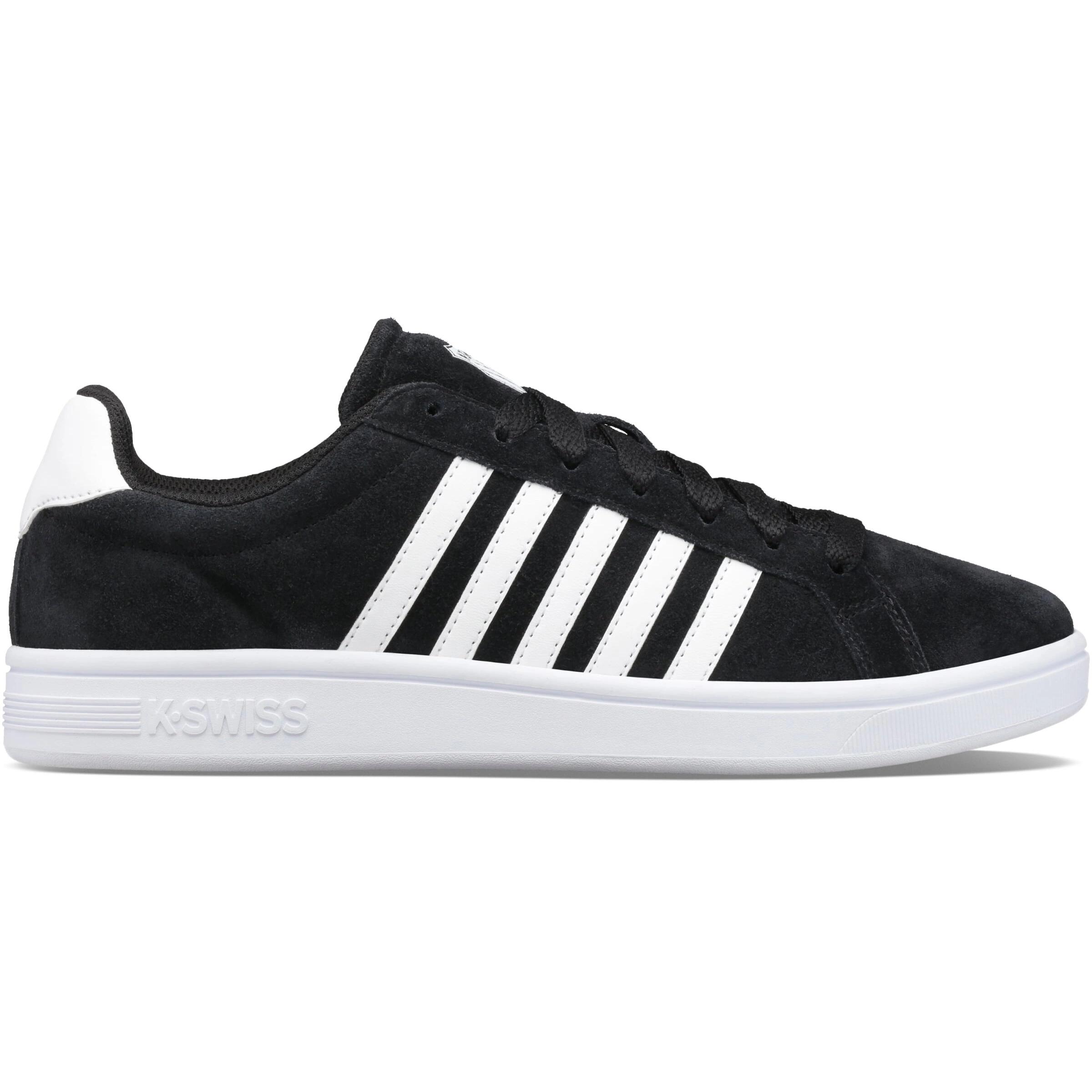 Buty sportowe K-Swiss Court Tiebreak SDE sneakersy zamszowe tenisówki czarne