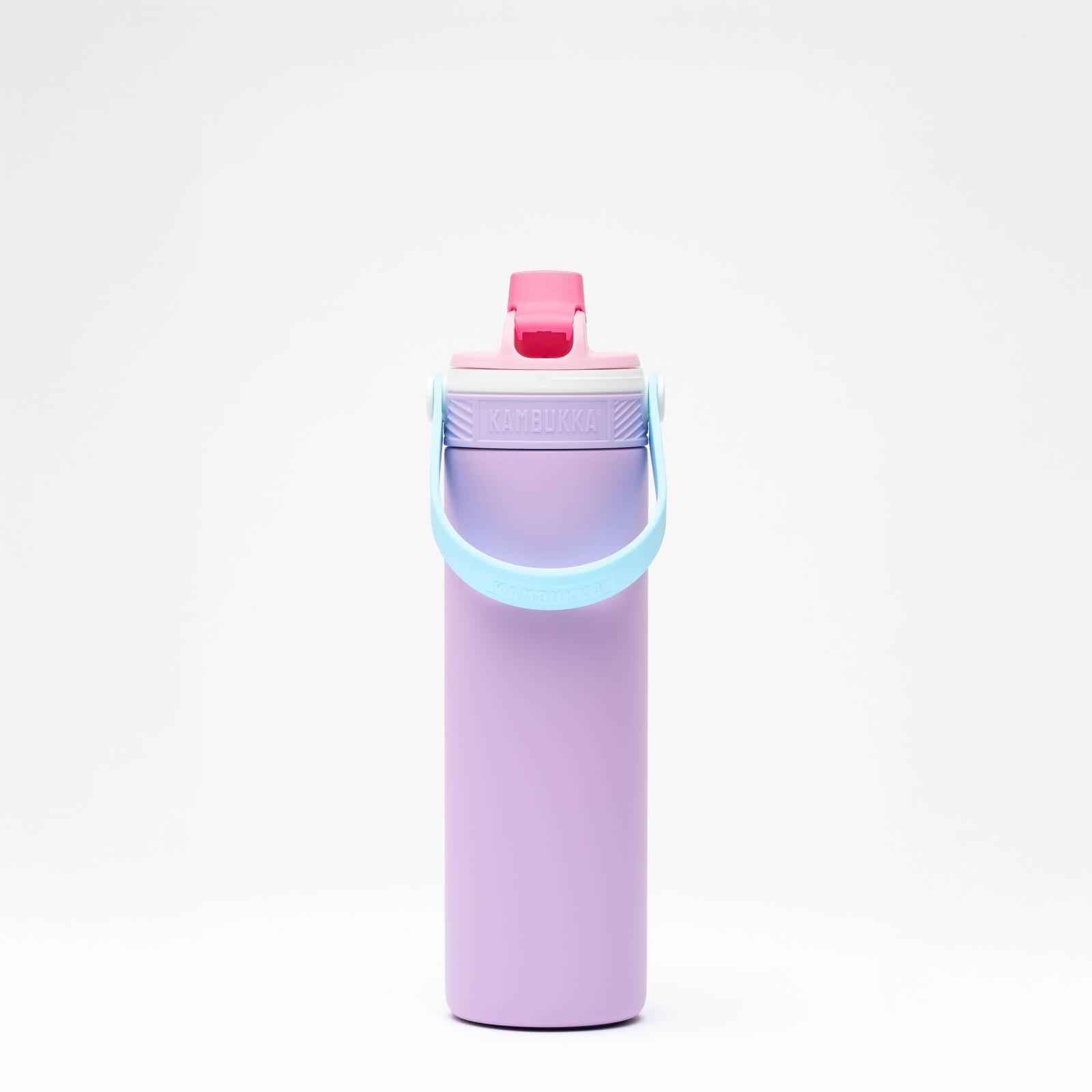 Butelka termiczna na wodę ze słomką termos Dupla Insulated 600ml - Lilac Puff