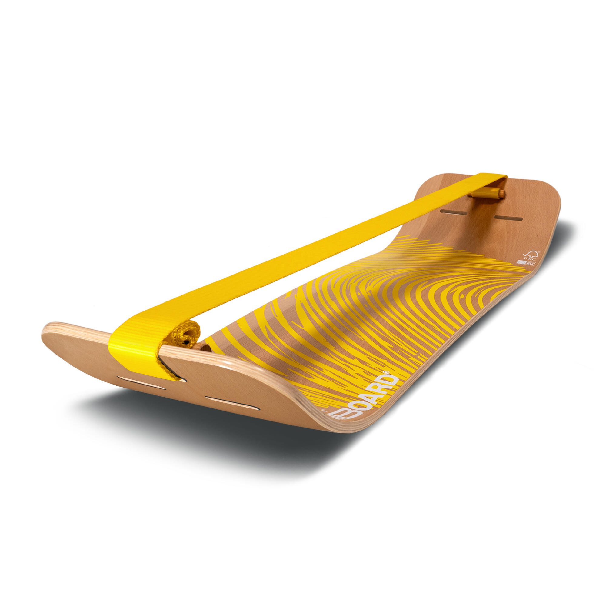 Slackline - ZESTAW GIBOARD - ZEN YELLOW - Slackline - ŻÓŁTY
