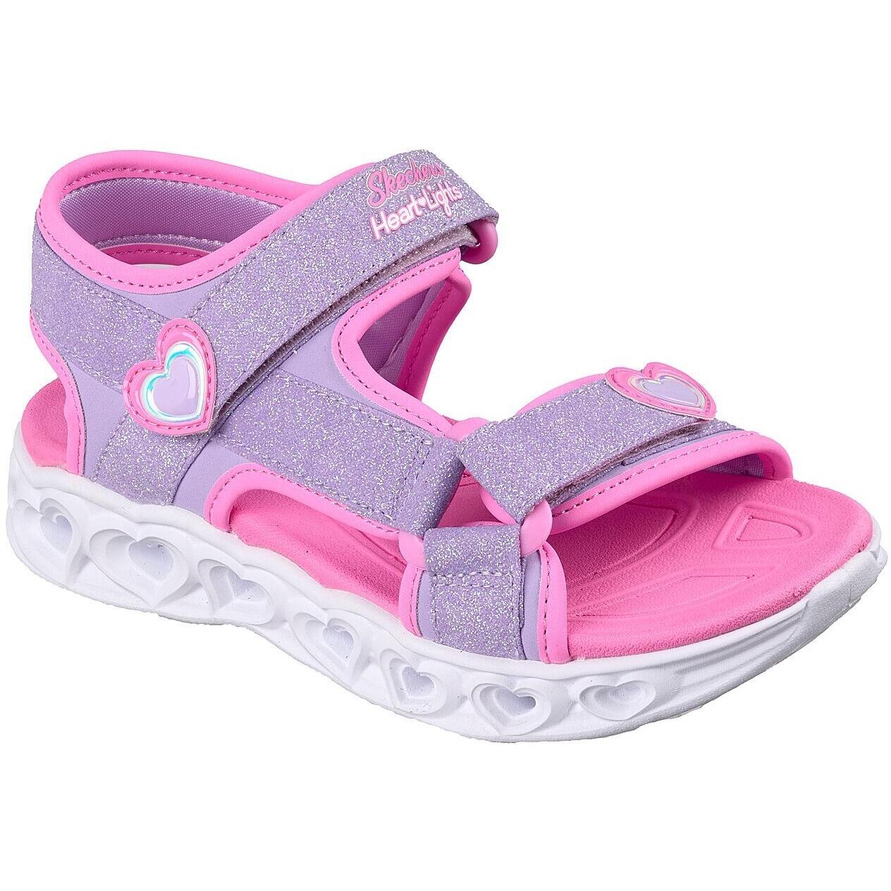 Sandały dla dzieci Skechers Heart Lights Sandals sugar