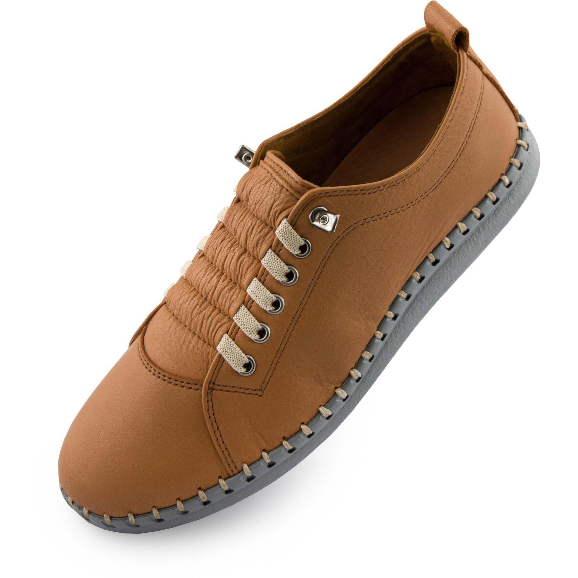 Eleganckie skórzane buty dla kobiet Nell M6019 - Rozmiar 38