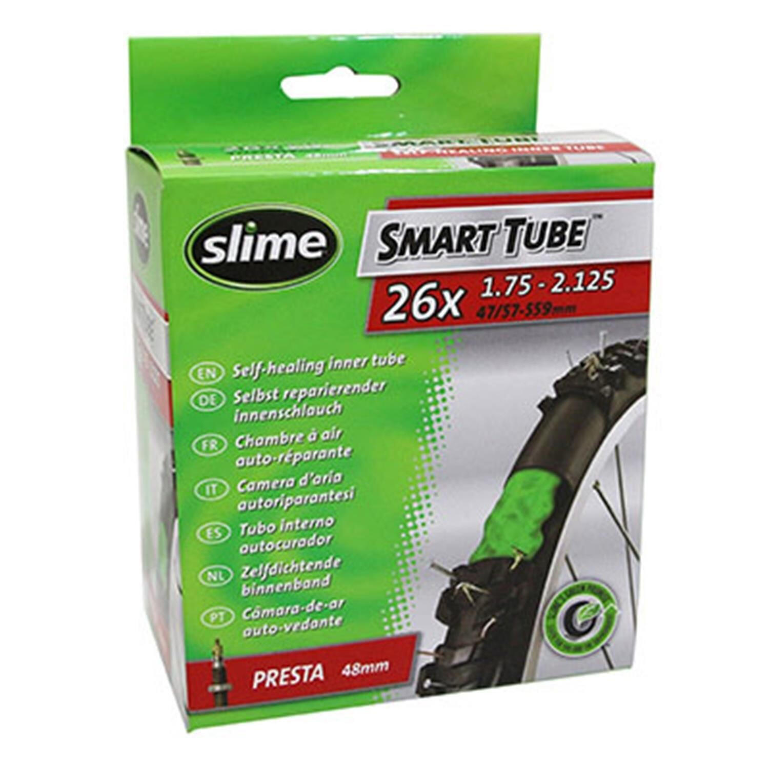 Komora powietrzna zaworu Presta z płynem zapobiegającym przebiciu Slime 26 x 1.7