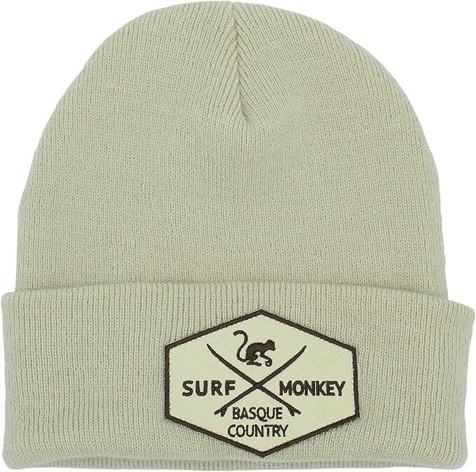 Czapka beanie – haftowane logo / organiczna / rozmiar uniwersalny (biała)