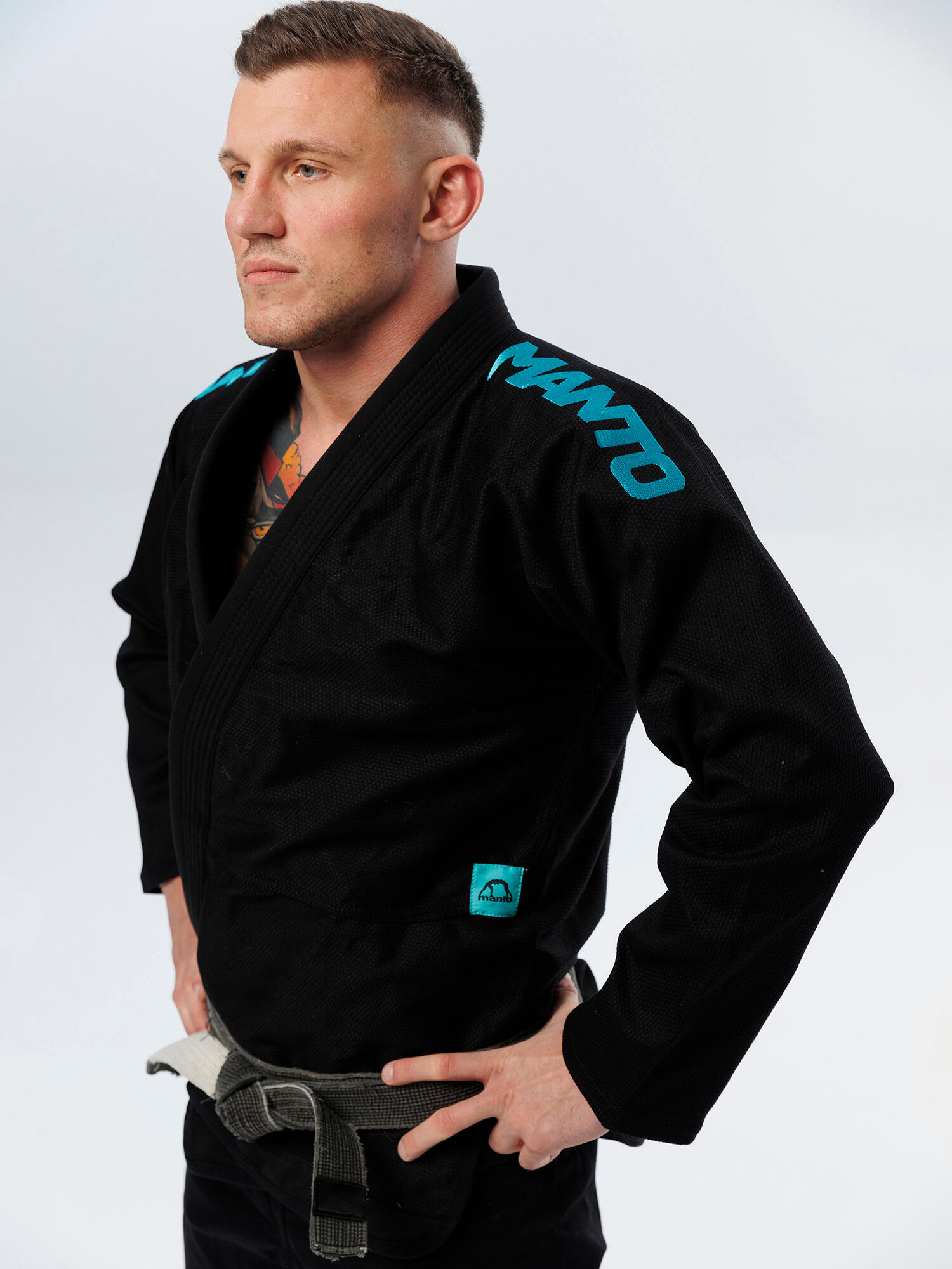 MANTO X5 BJJ Gi czarno - turkusowe