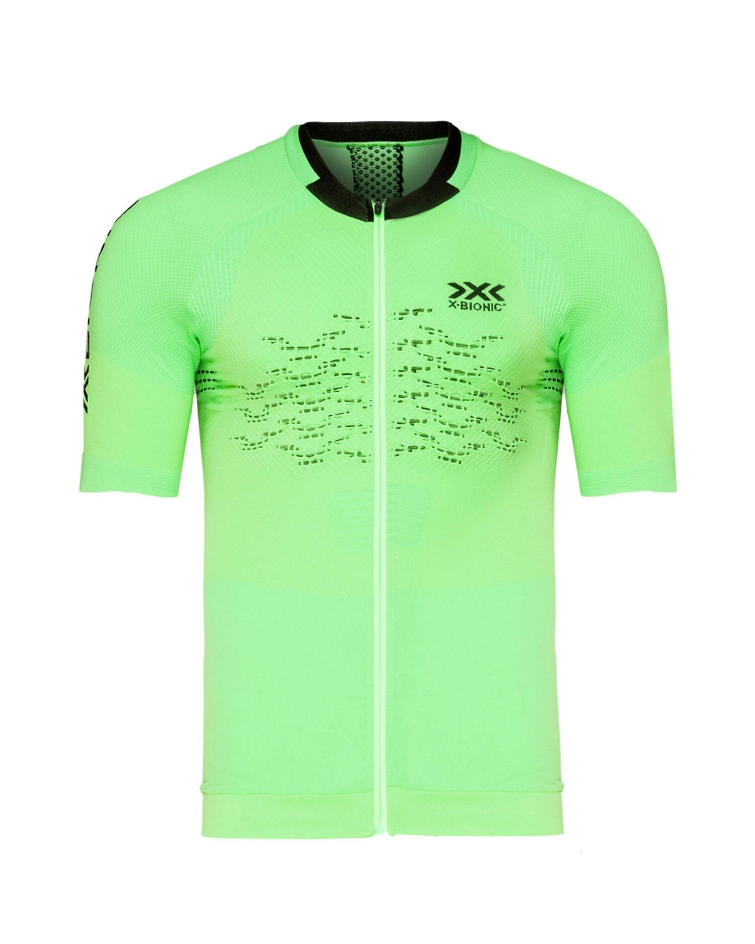 Koszulka rowerowa męska X-Bionic The Trick 4.0 Bike Zip Green